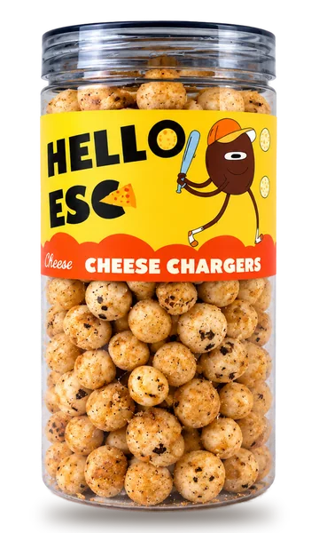 HELLO ESC Cheese Chargers jar, Cheese roasted makhana