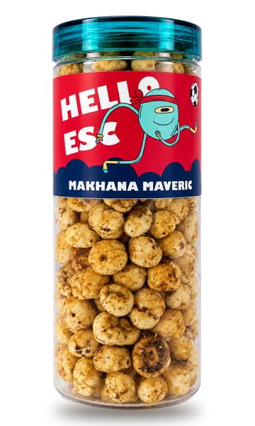 HELLO ESC Makhana Maveric jar, Magic Masala roasted makhana